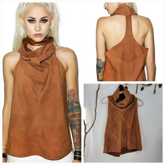 One teaspoon desert moon suede top from dolls kill - Picture 1 of 11